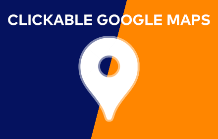 Clickable Google Maps Large